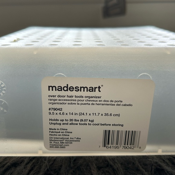 Madesmart over door hair tool organizer - Picture 2 of 4